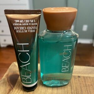 Bath & Body Works At The Beach Hand & Foot Care Set - Teal and Copper